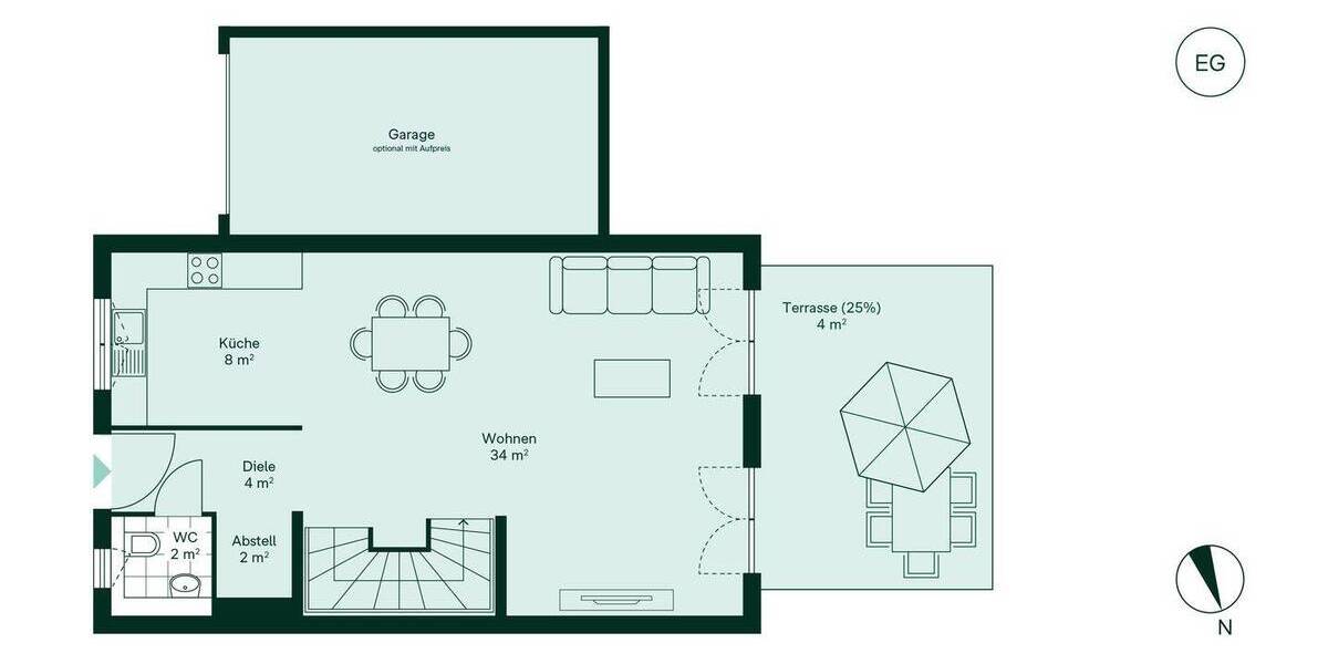 Doppelhaushälfte Bergkamen Weddinghofen - 4 Zimmer, 136 m&sup2;, 472.500&euro; | Angebot:25731203