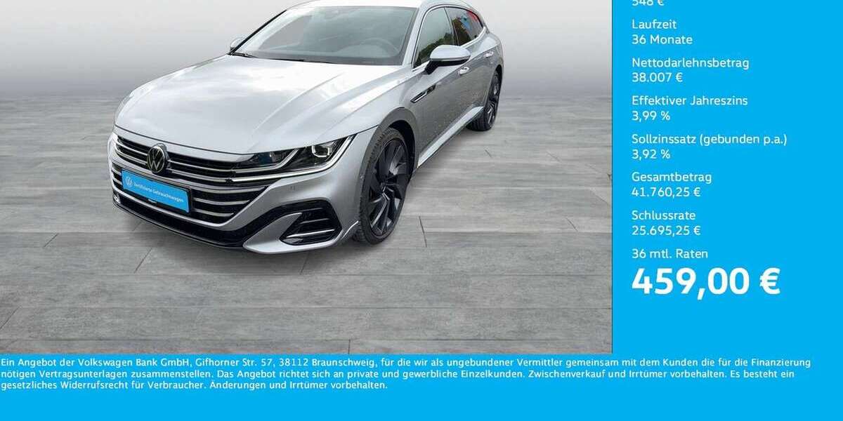 VW Arteon 7.731 km 38.555 € Unna 59423