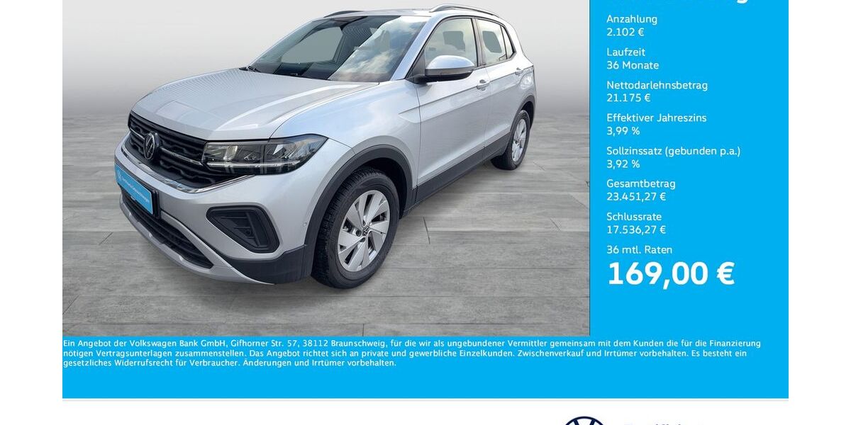 VW T-Cross 1.213 km 23.277 &euro; Bergkamen 59192