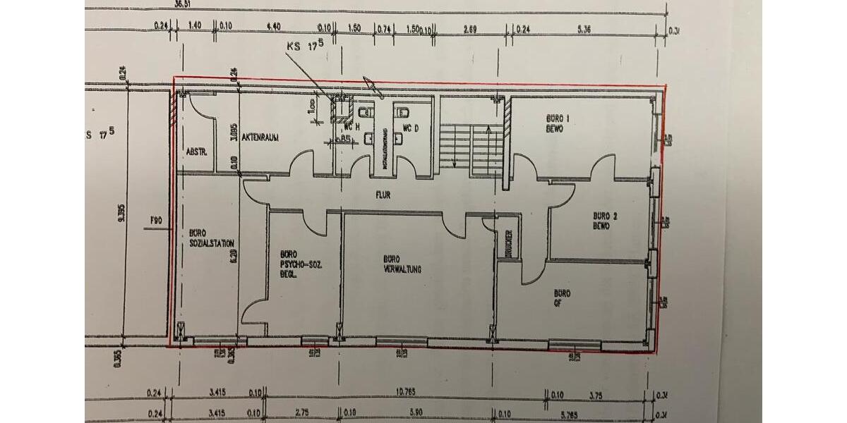 *280 qm* Büroräume zu Vermieten in Hamm Zentrum PROVISIONSFREI zimmer